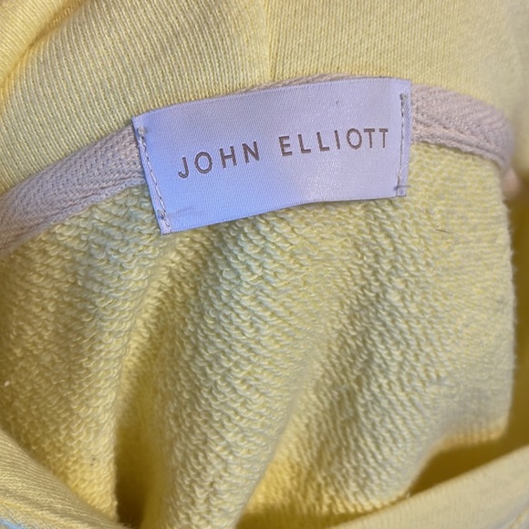 John Elliott premium French Terry oversized hoodie pullover side zips cotton XS - Picture 8 of 11